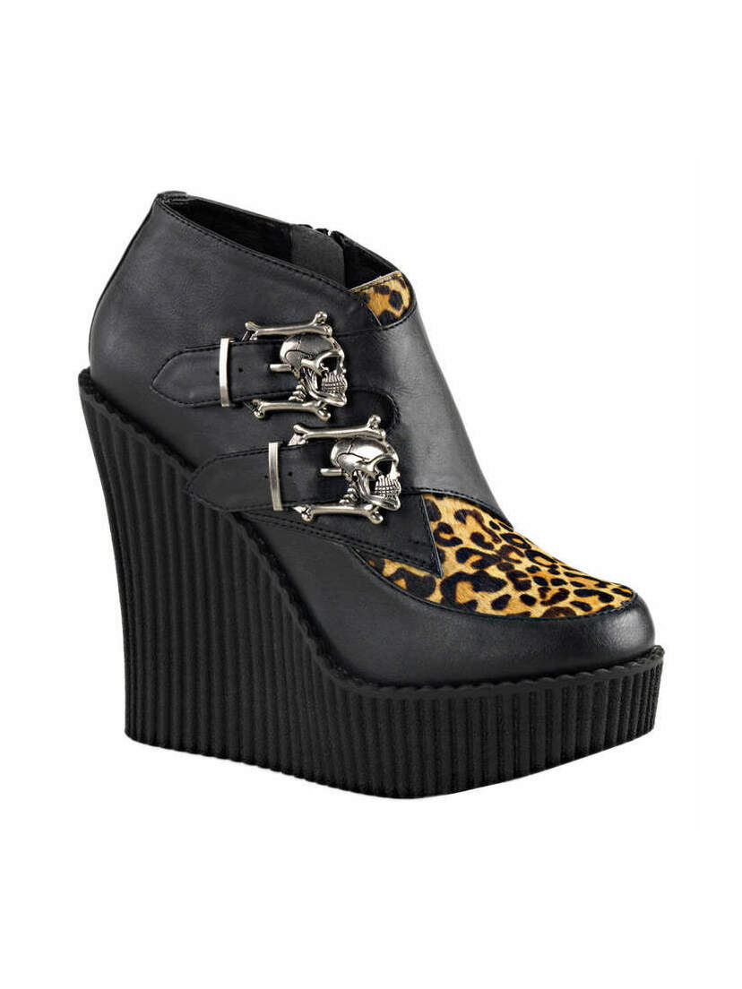 CREEPER-306 Leopard Print Creepers