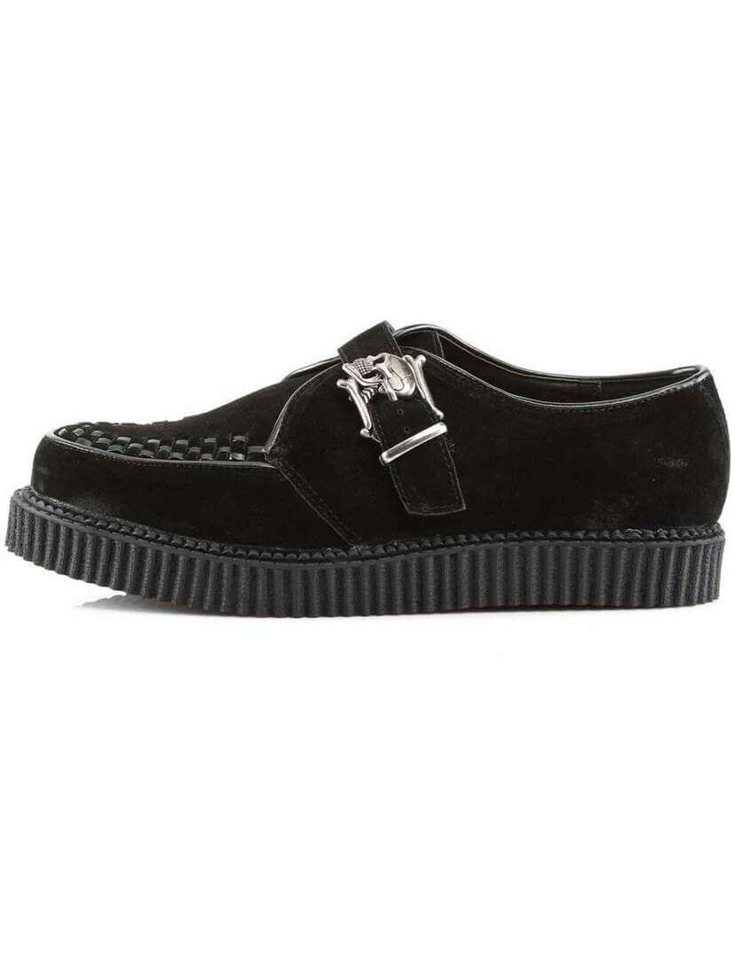 CREEPER-605 Suede Skull Creepers