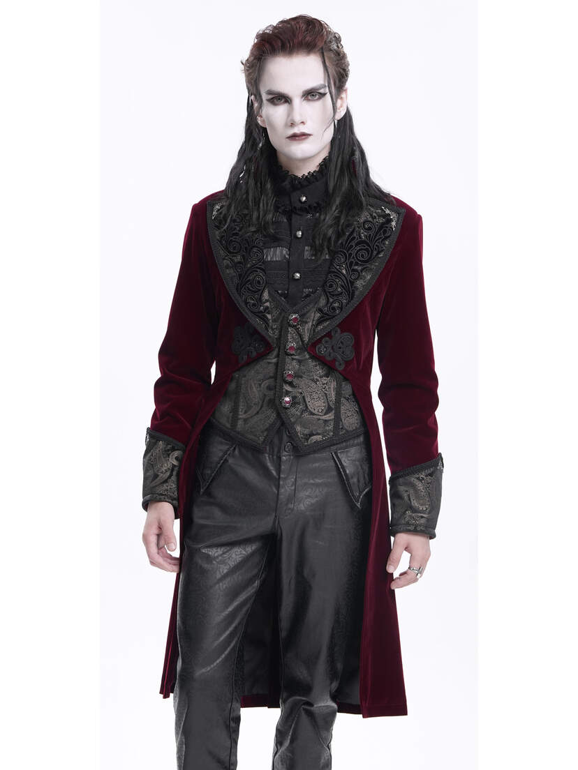 Crimson Empire Gothic Tail Coat