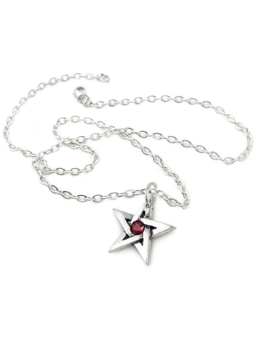 Crystal Pentagram Pendant
