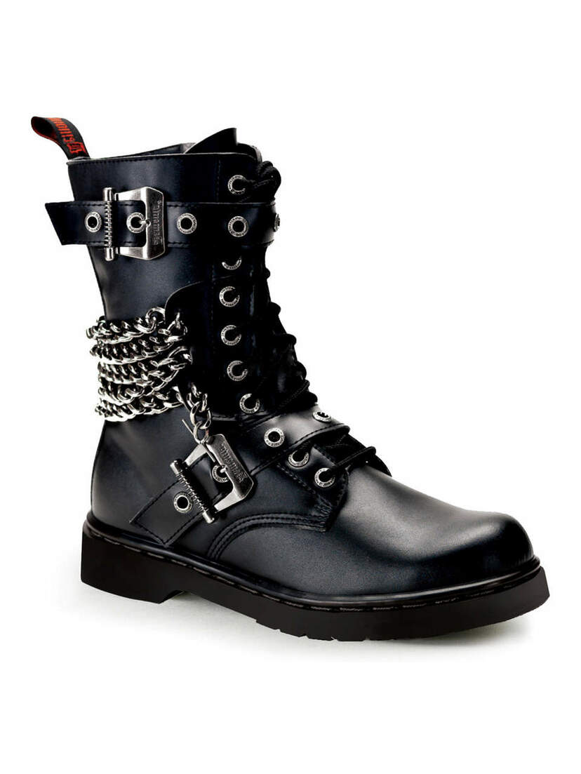 DEFIANT-204 Black Combat Boots