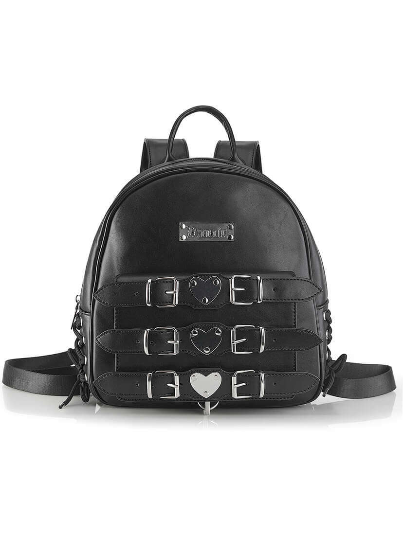 Silver Hearts Mini Backpack