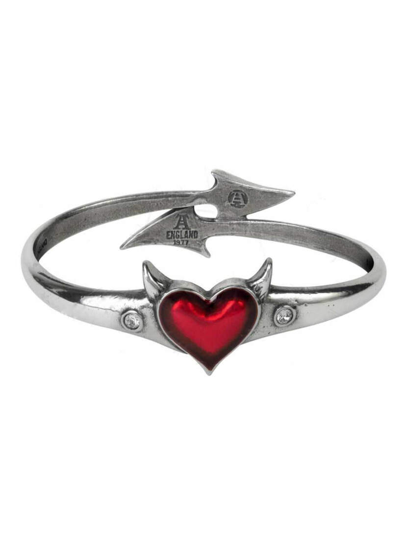 Devil Heart Bangle by Alchemy