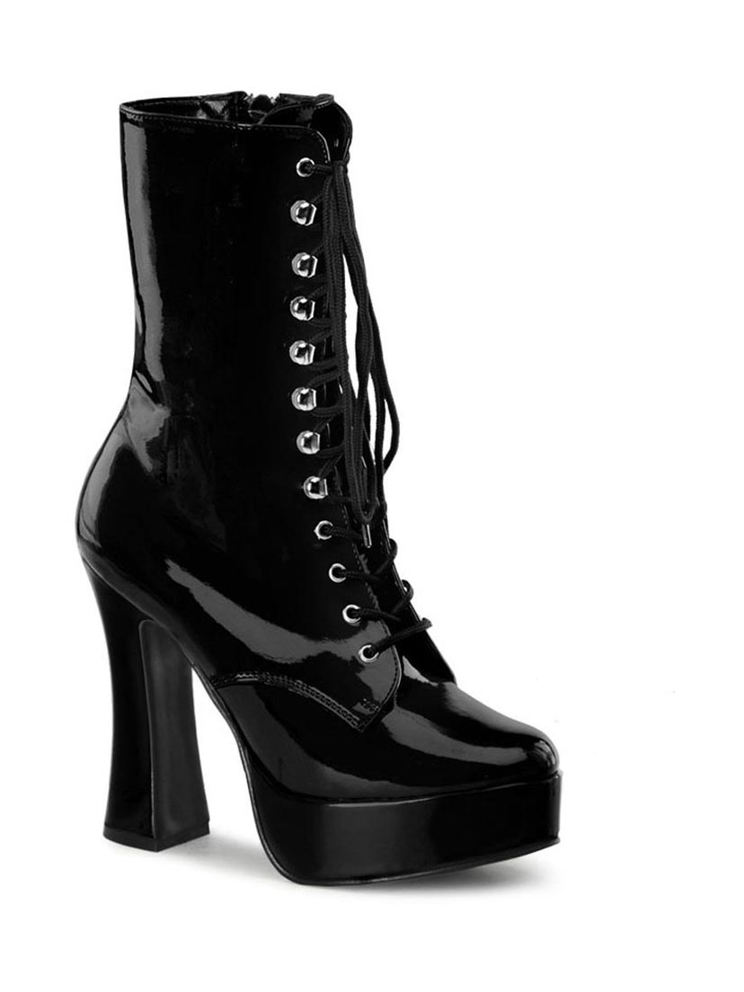 ELECTRA-1020 Black Patent Boots