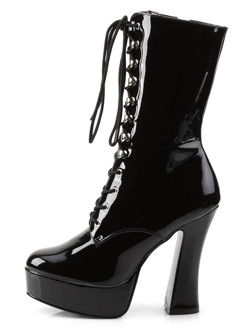 ELECTRA-1020 Black Patent Boots