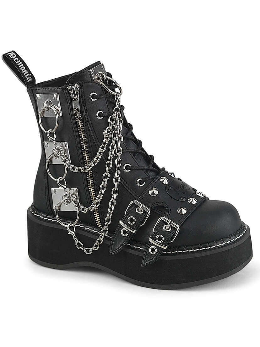 EMILY-57 Bold & Edgy Gothic Platform Boots