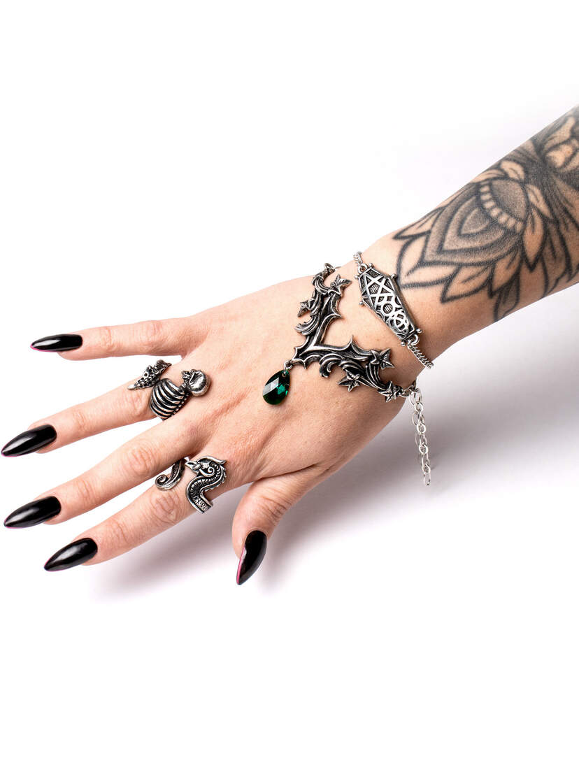 Resurrected Gothic Skeleton Ring