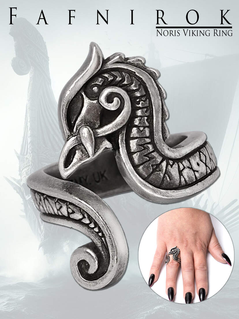 Fafnirok - Viking Longship Ring