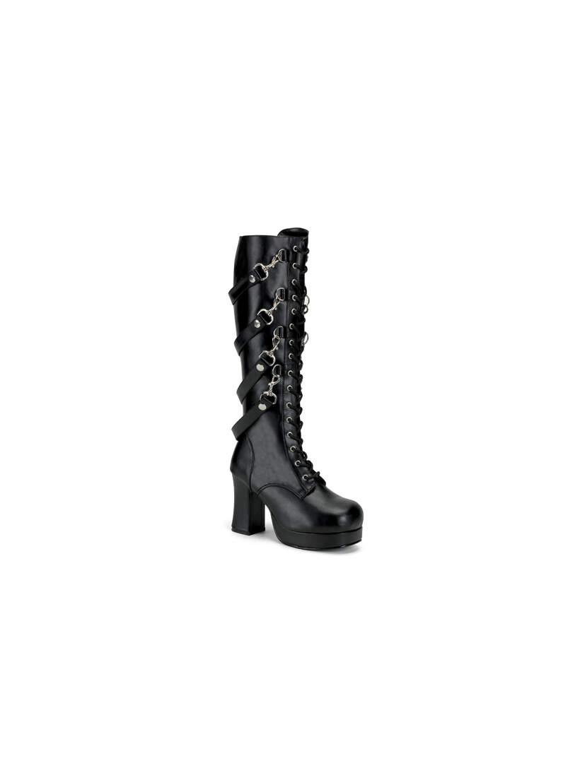 GOTHIKA-209 black strap boots GOTHIKA-209 black strap boots