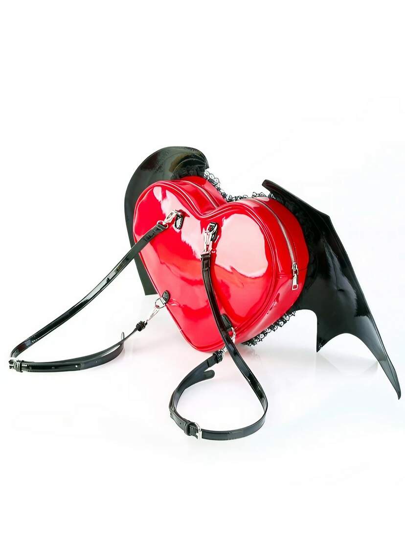 Demonia Gothic Batwing Heart Backpack