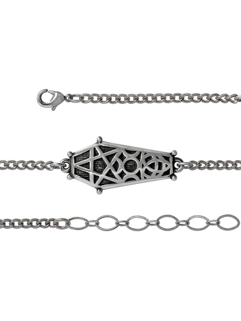 Hex Coffin Bracelet Wrist Chain