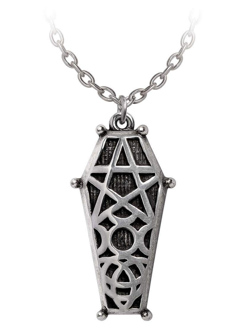 Hex Coffin Neckwear Pendant Necklace