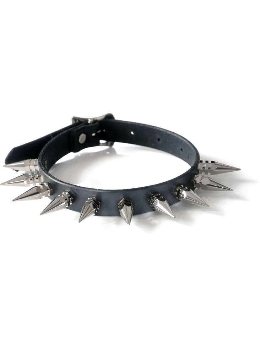 Hex Spike Leather Choker Hex Spike Leather Choker