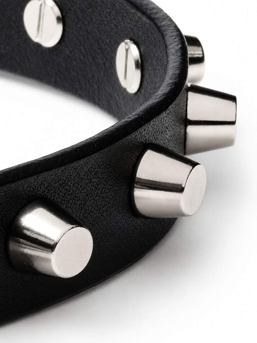 Industrial Spike Leather Choker Industrial Spike Leather Choker
