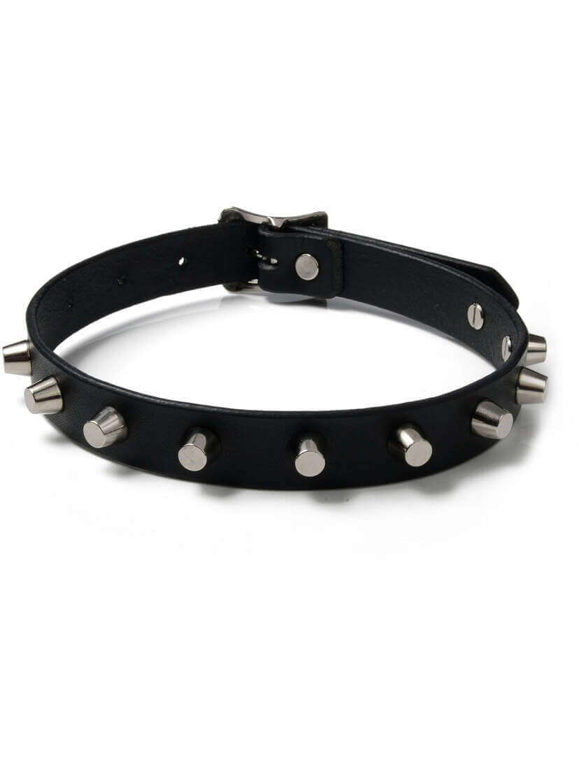 Industrial Spike Leather Choker Industrial Spike Leather Choker