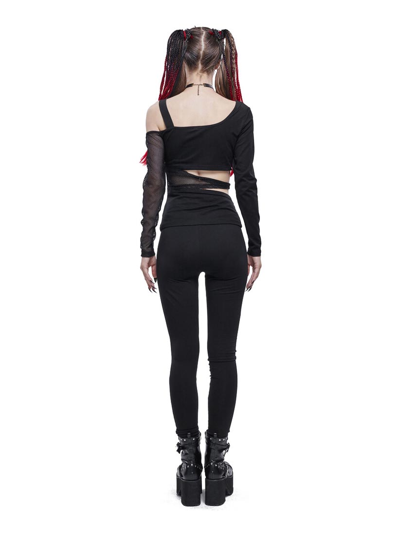 Side Lace Gothic Leggings Ladies Black – Trivium