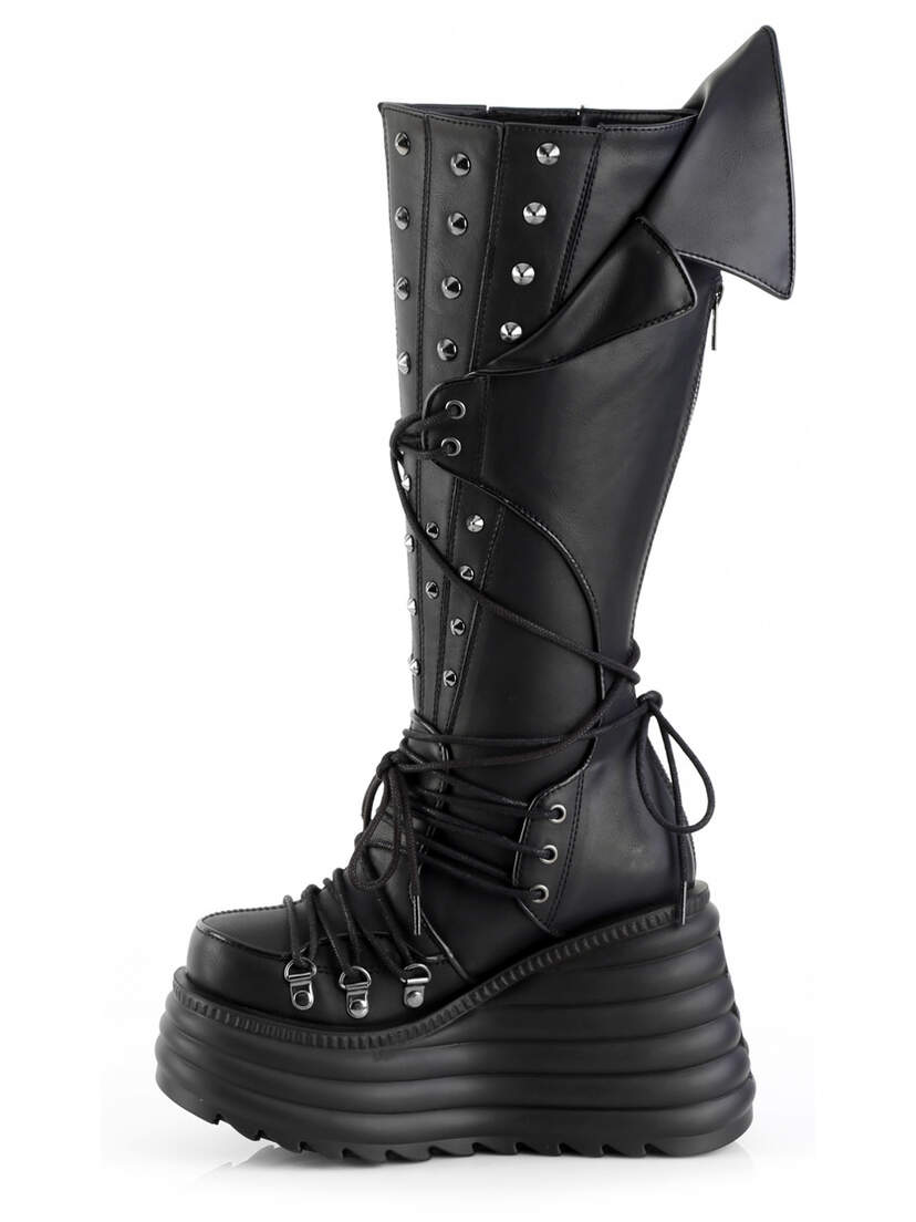 KERA-203 Knee-High Gothic Platform Boots