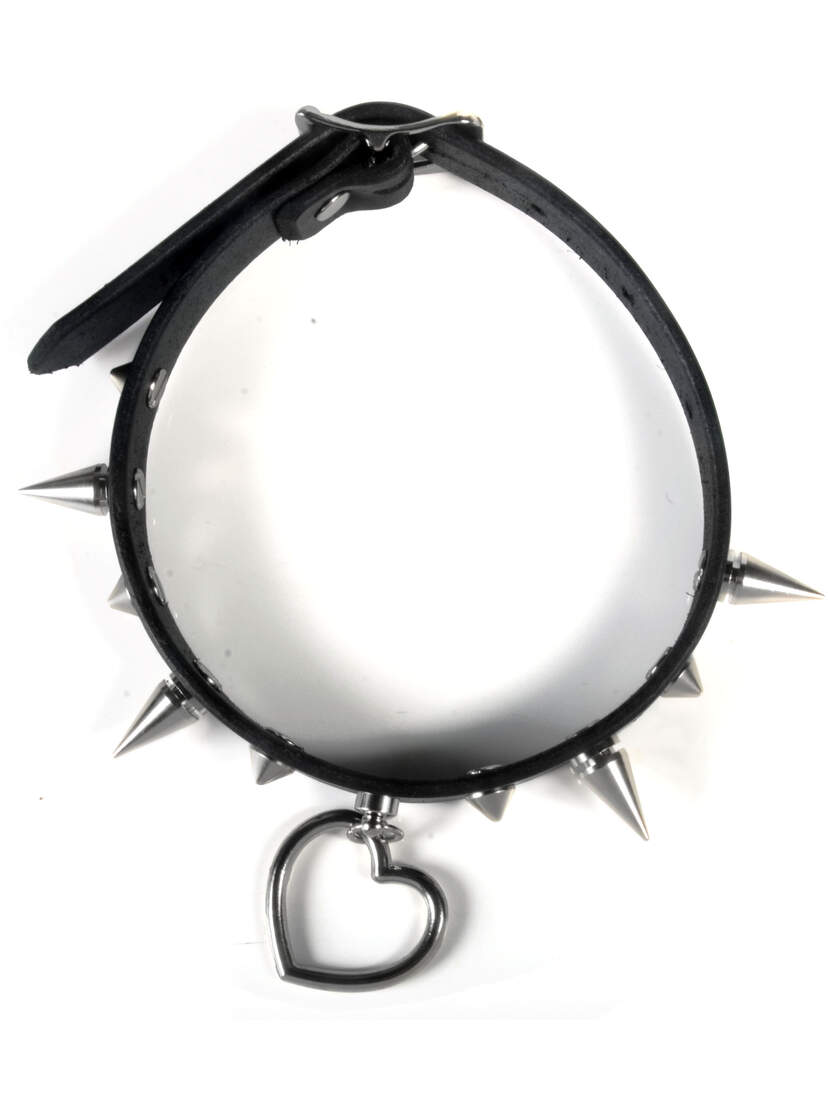 Love Bites Leather Choker
