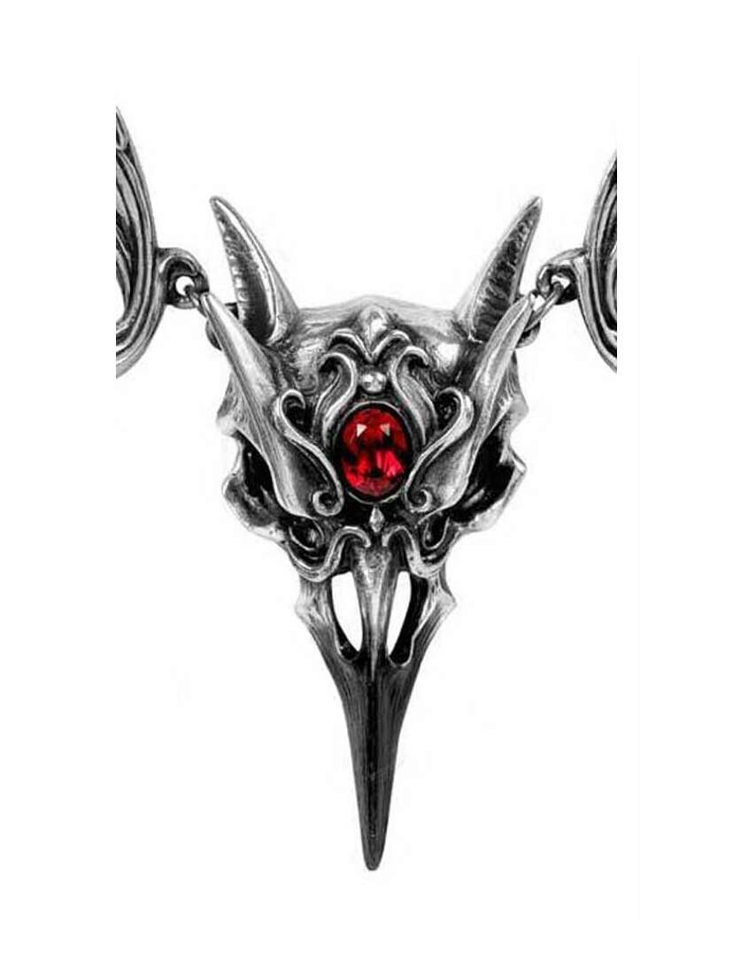 Masque Of The Black Rose Necklace
