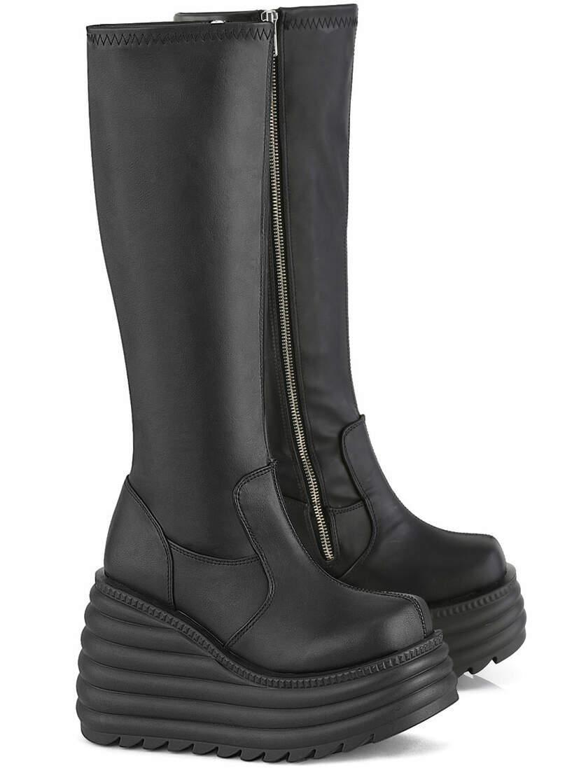 MORTE-300 Knee-High Platform Boots