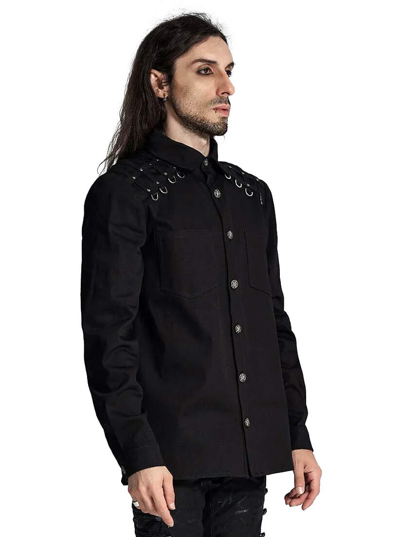 Nightforge Men's Gothic Long-sleeve Shirt