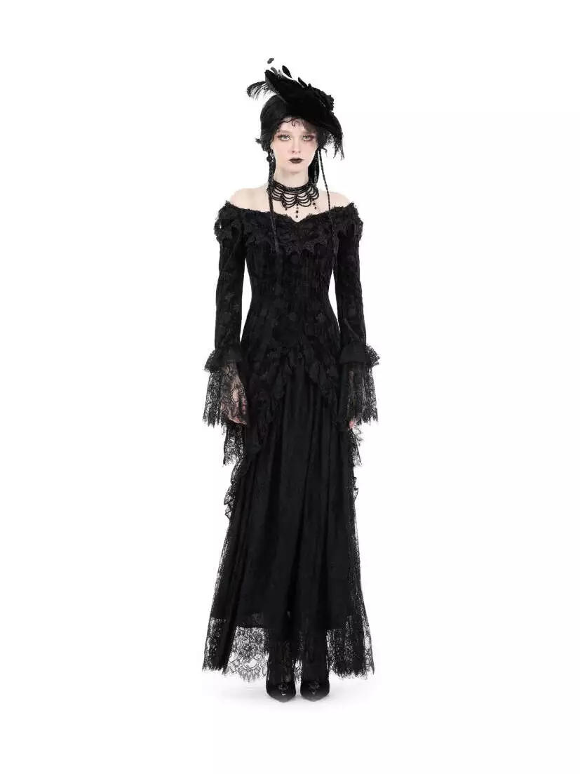 Romantic Lace Gothic Dress