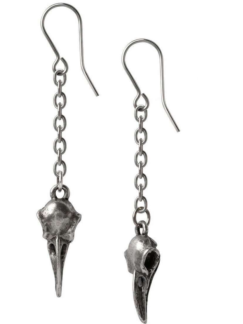 Rabenschadel Schlenker Earrings