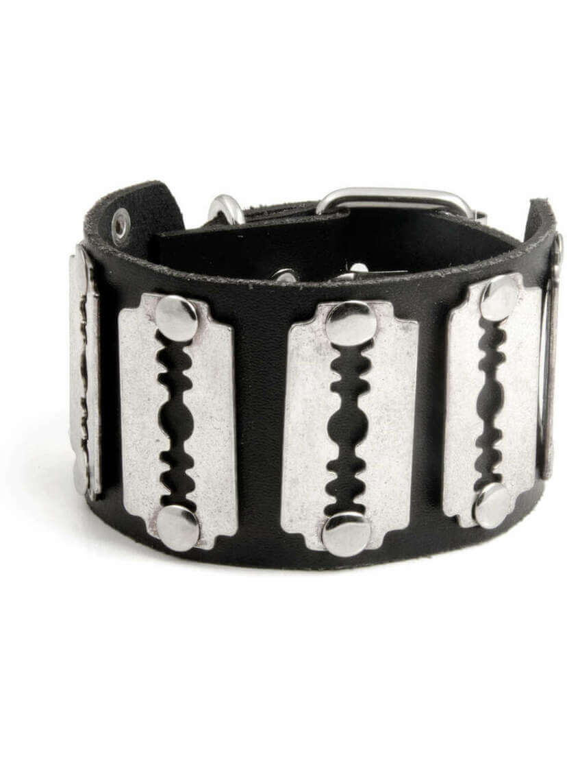 Razor Leather Wristband
