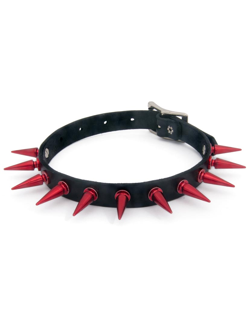 Rivithead Red Spike Choker