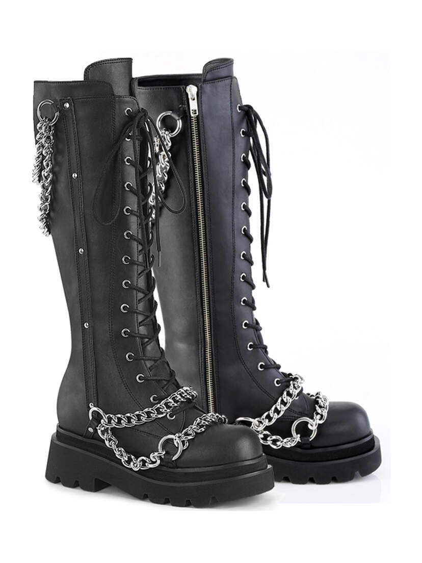 RENEGADE-215 Lace-Up Knee Hight Boots