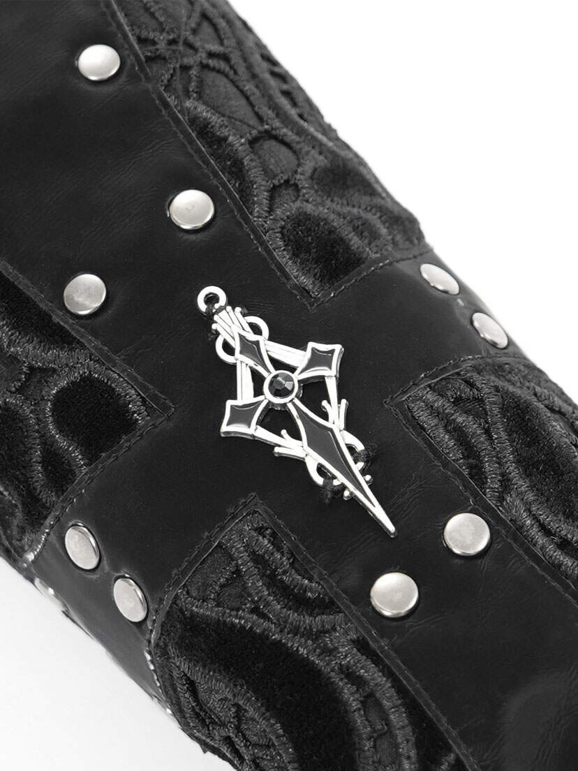 Requiem Men's Gothic Arm Cuffs