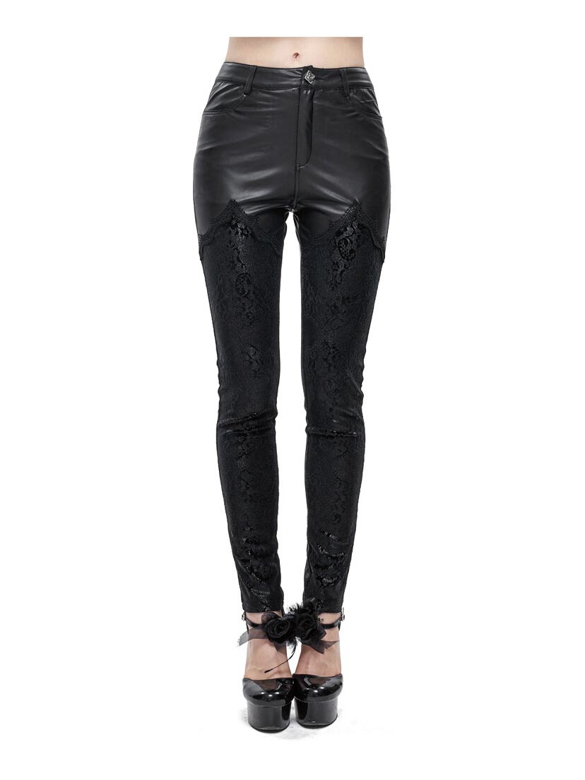 Scarlett - Women's Black Lace Pants