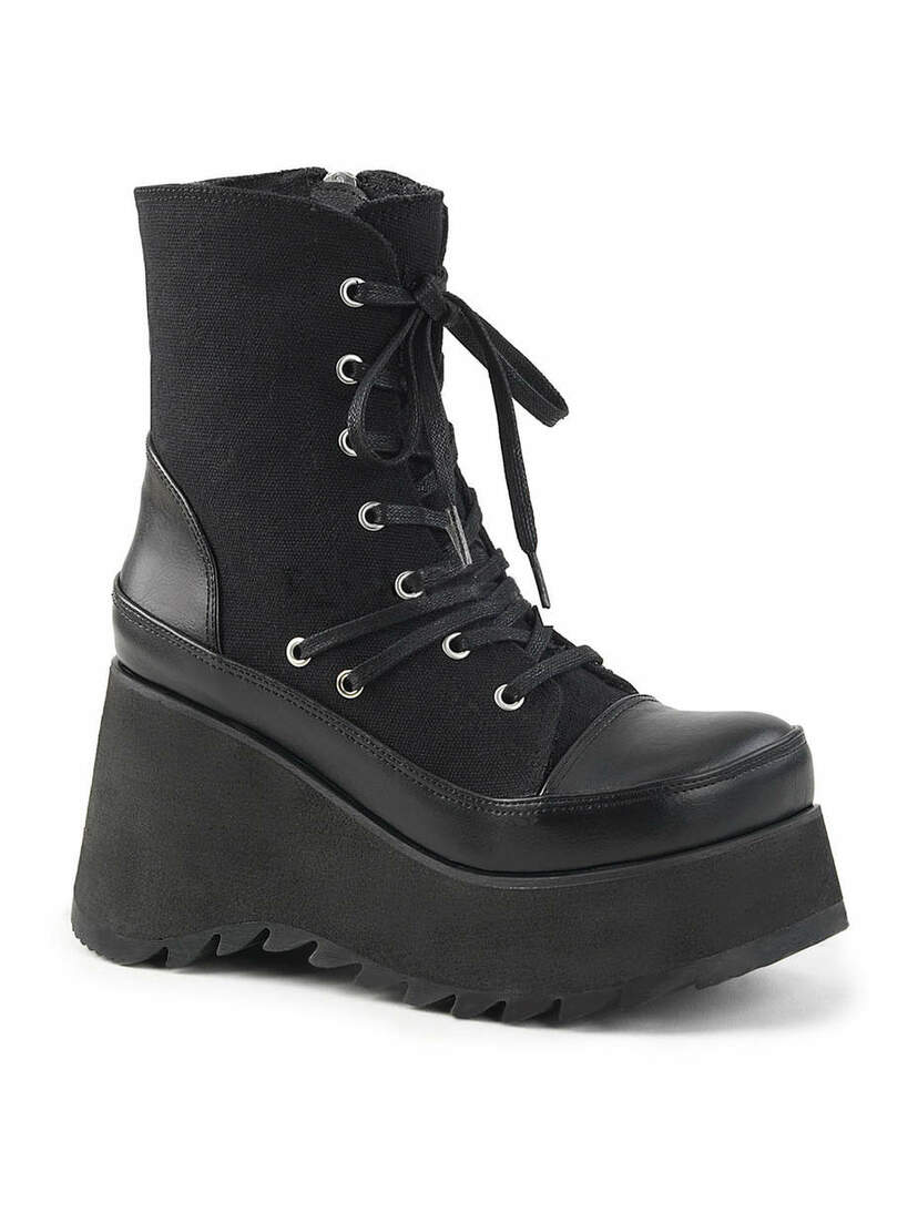 Scene-50 Canvas Platform Boots