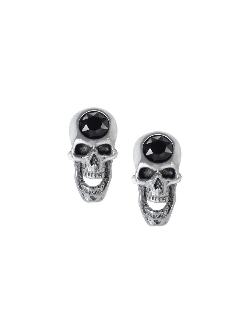 Screaming Skull Earring Studs
