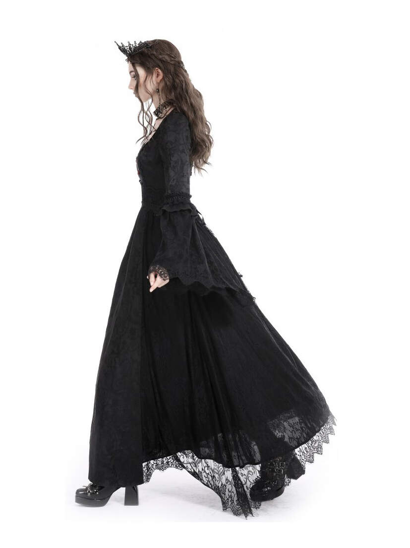 Shadow Empress - Long Elegant Gothic Dress