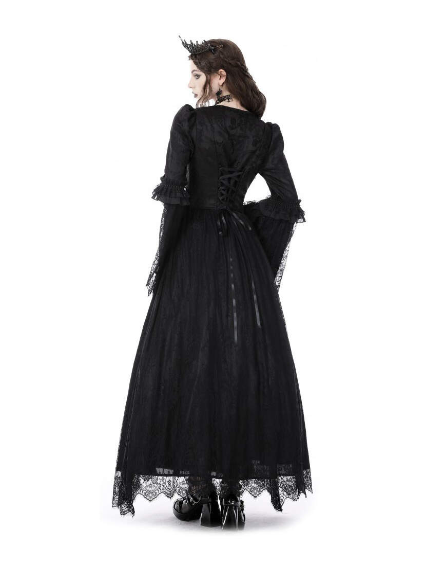 Shadow Empress - Long Elegant Gothic Dress