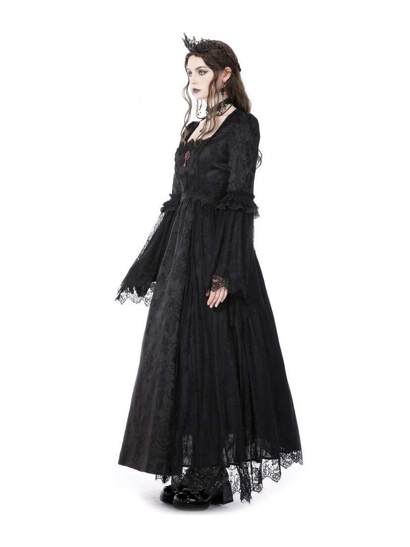 Shadow Empress - Long Elegant Gothic Dress