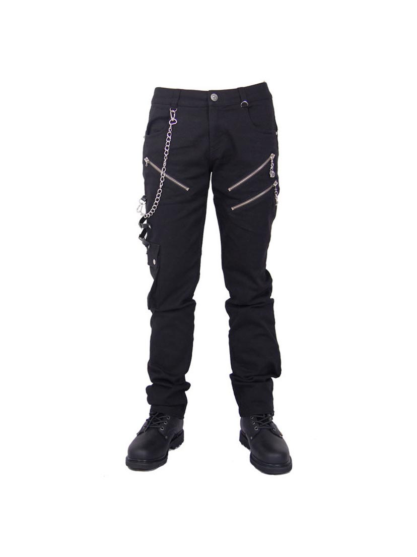 Gothic pants with chains best sale