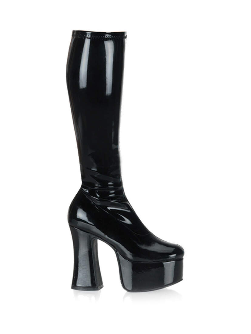 SLICK-100 Black Patent Platforms SLICK-100 Black Patent Platforms