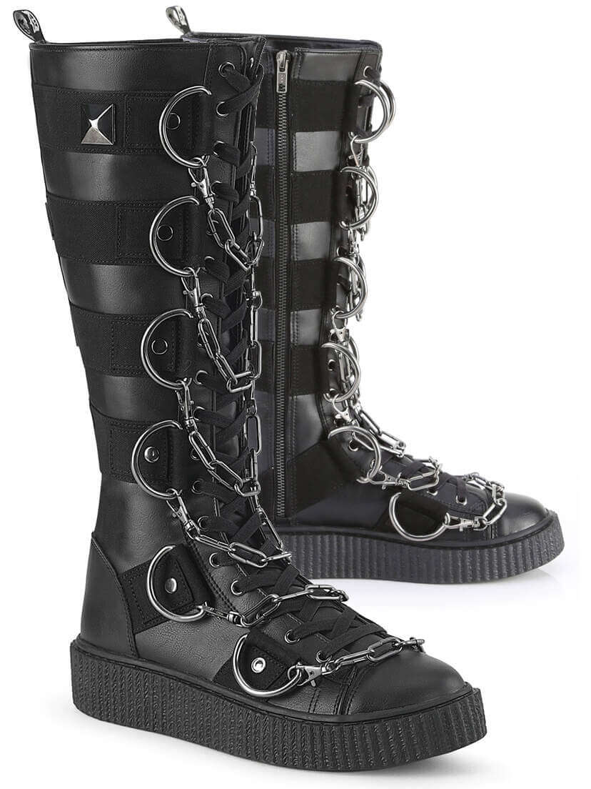 SNEEKER-405 Chained Sneaker Boots