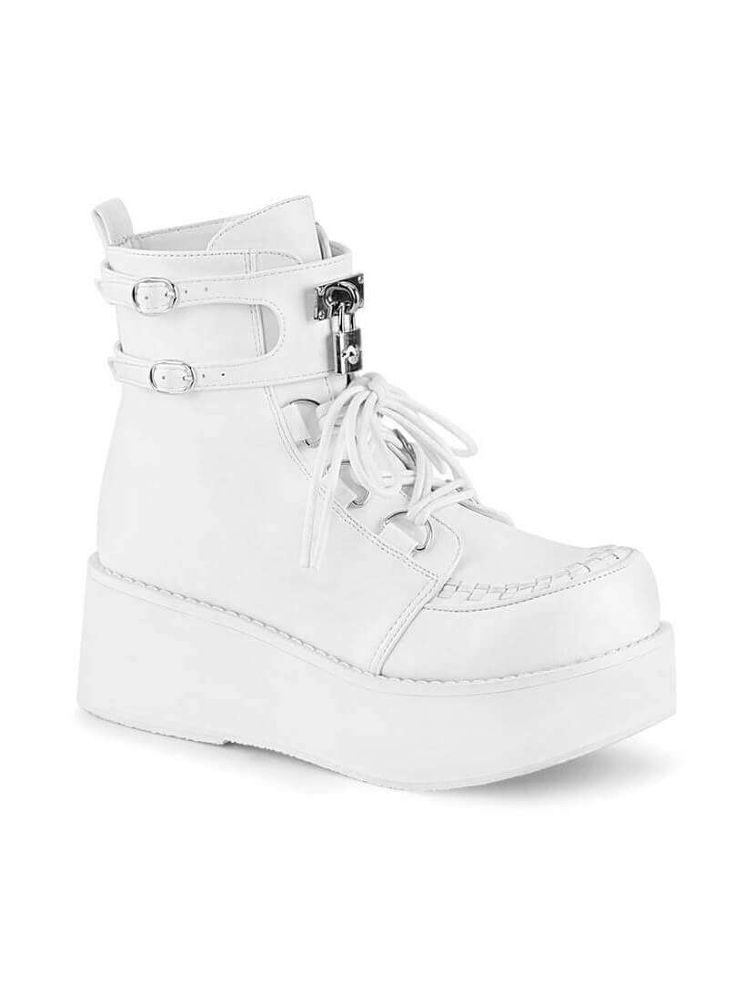SPRITE-70 White Platform Boots