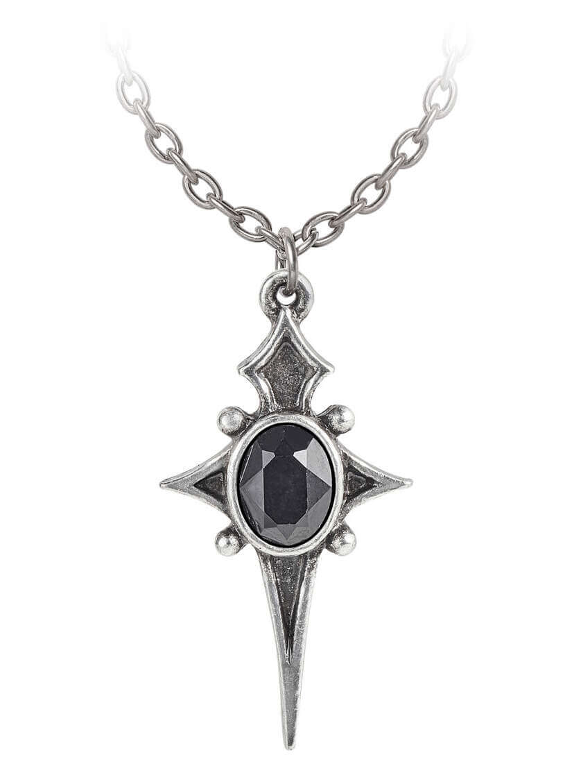 Sterne Leben Gothic Cross Necklace