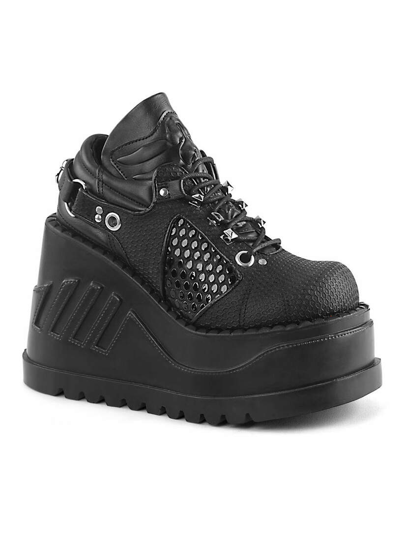STOMP-09 Lace-up Platform Shoes