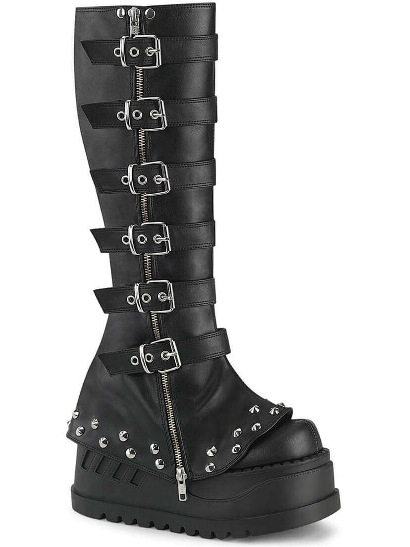 STOMP-223: The Ultimate Alternative Platform Boots for Women