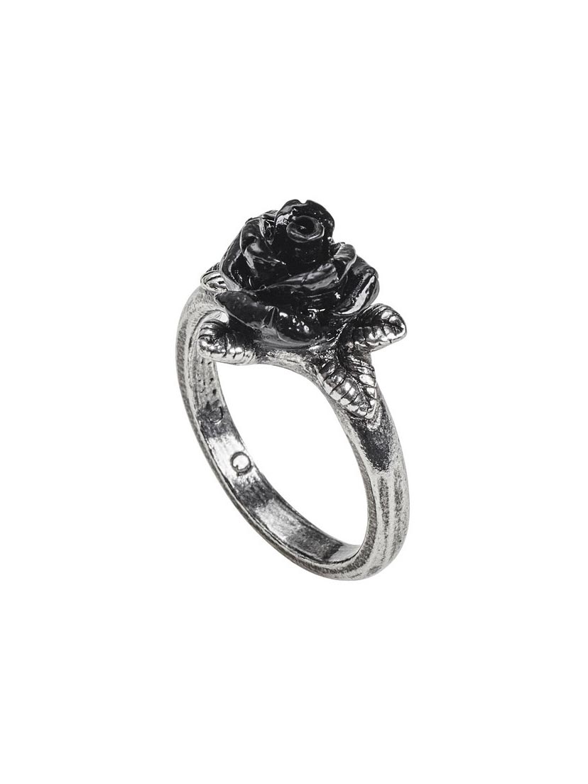 Token of Love Black Rose Ring