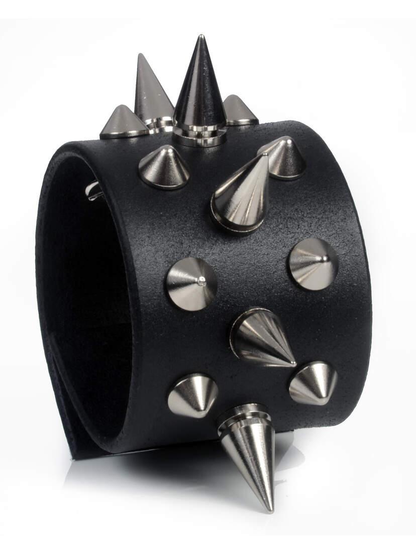 Warspike Leather Spike Wristband