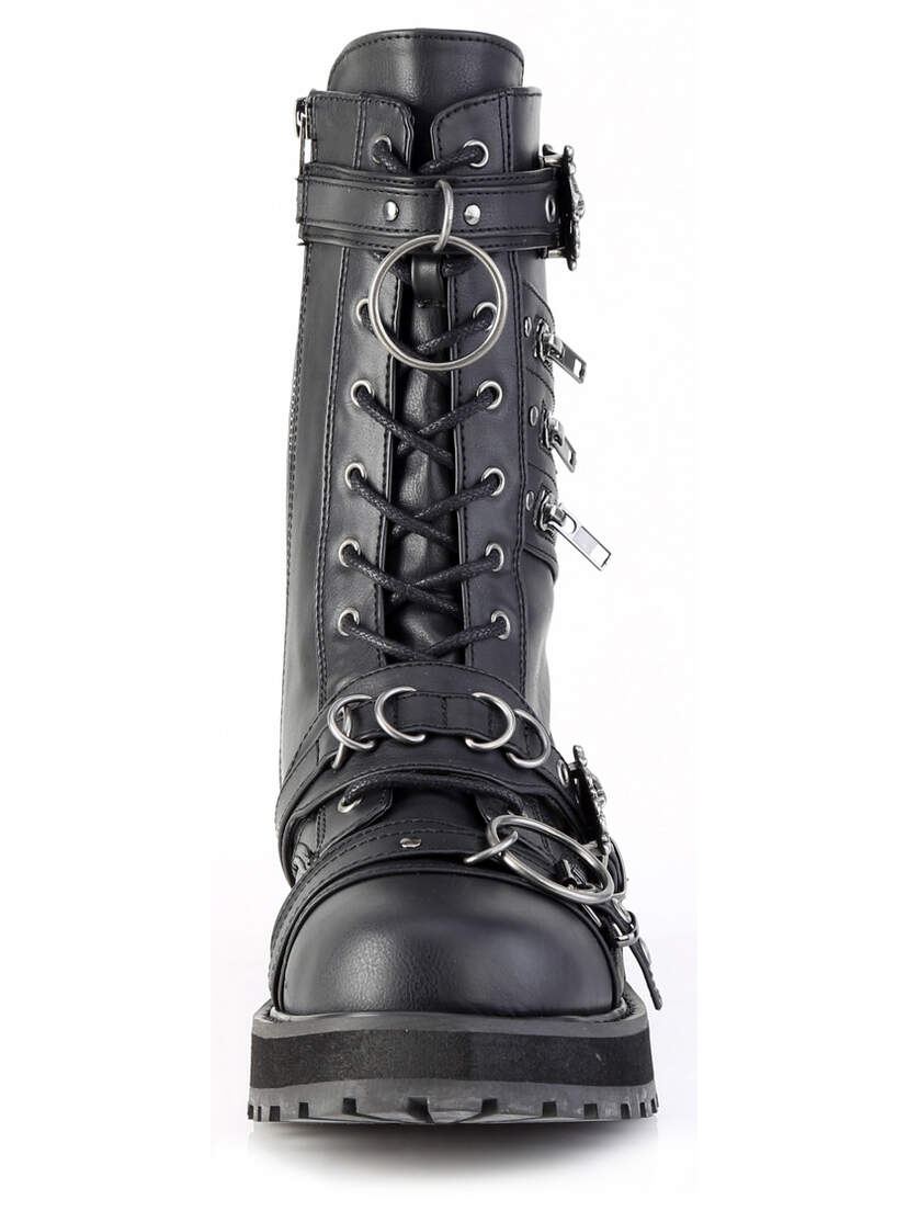 Demonia Valor-240 Skull Buckle Combat Boot