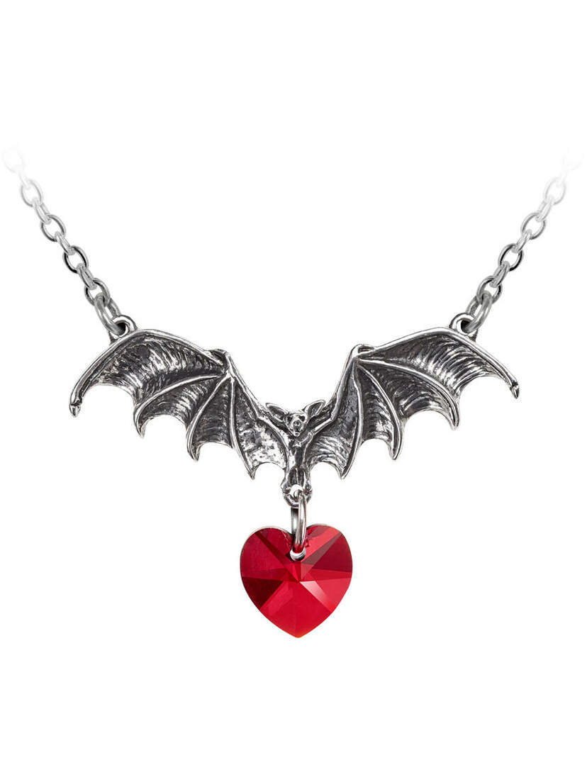 Vampire Loveheart Pendant Necklace