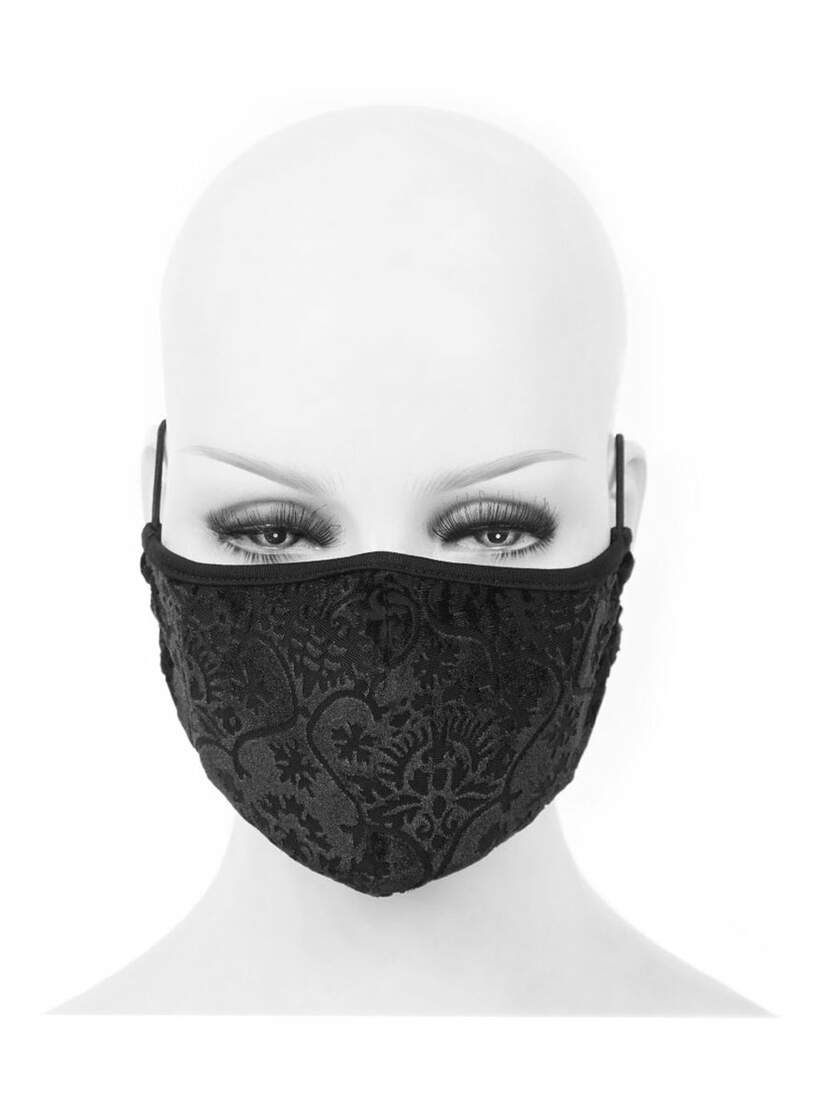 Gothic Velvet Face Mask - Non-Medical