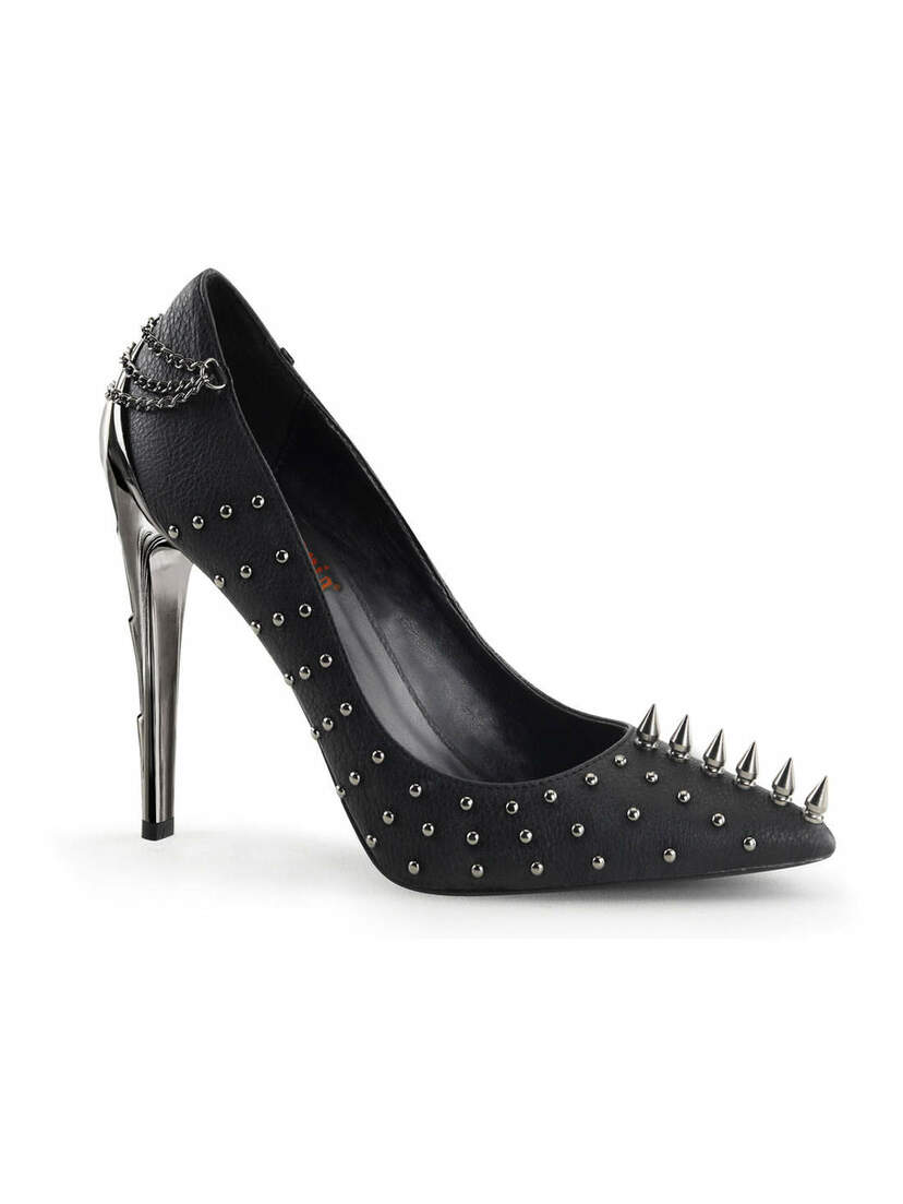 VOLTAGE-08 Spike Studded Heels